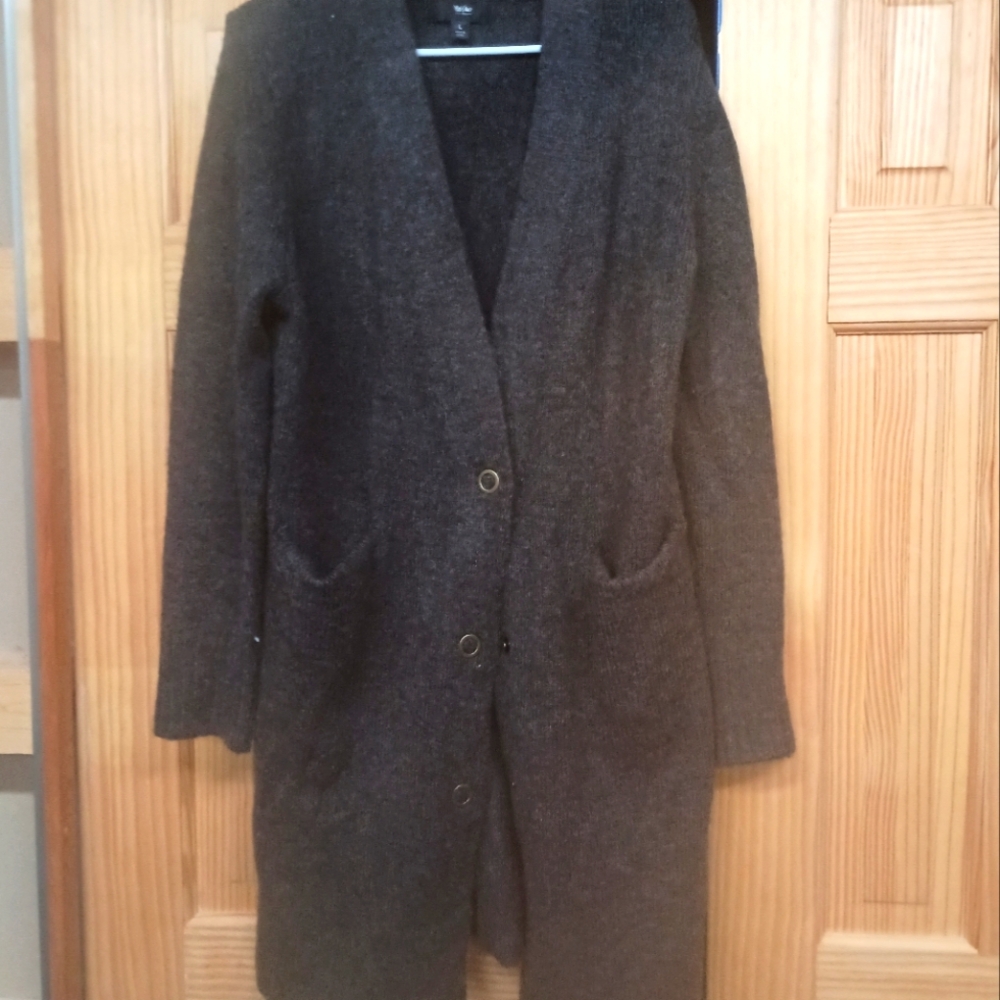 MOSSIMO LONG CARDIGAN SWEATER LARGE LG L LADIES WOMENS SO SOFT $38